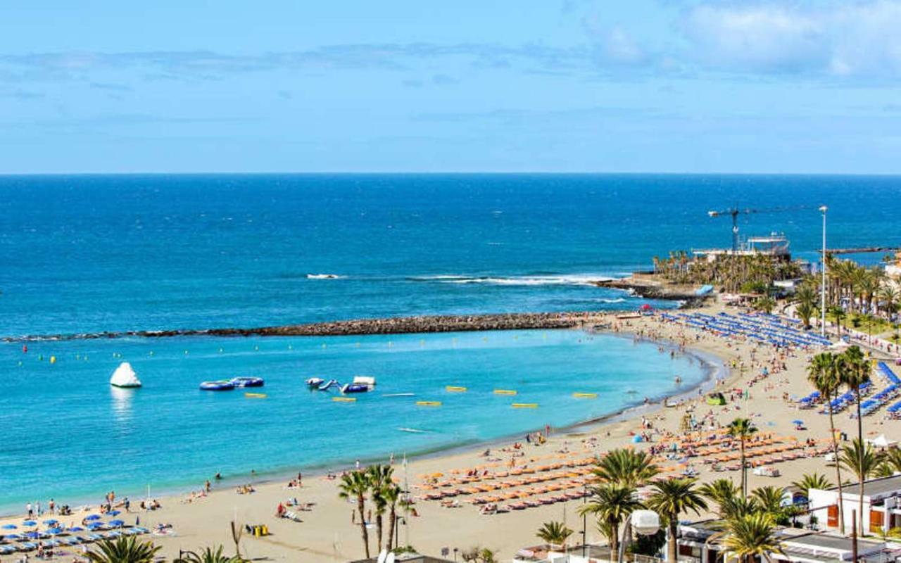 408 Enchanting El Dorado Accommodation, Sea View! Playa de las Americas  Luaran gambar